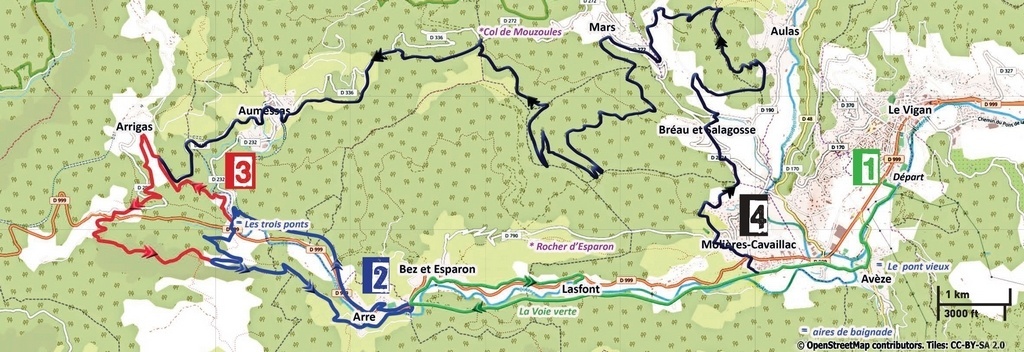 itineraires vtt cevennes le vigan