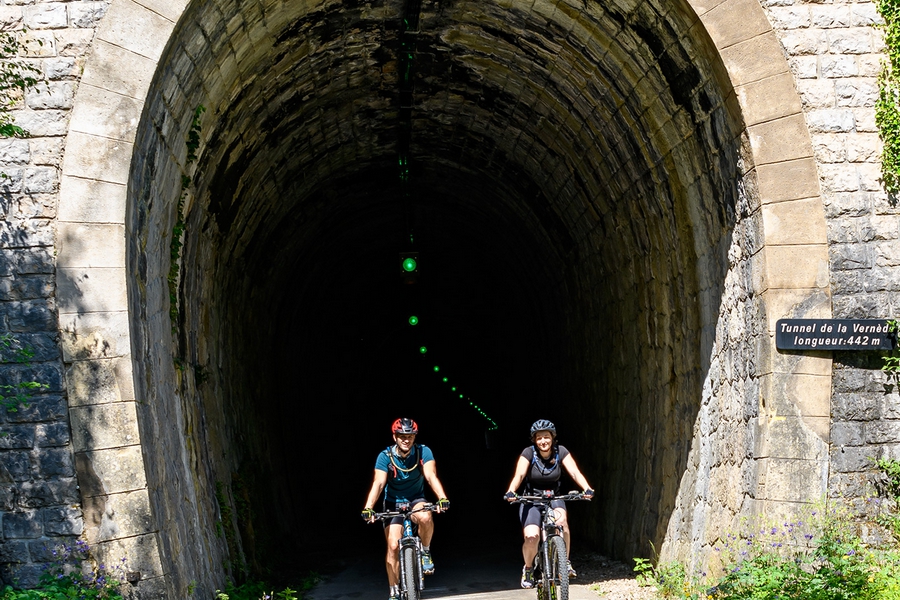 la voie verte des Cévennes, un incontournable du cyclisme en Cévennes