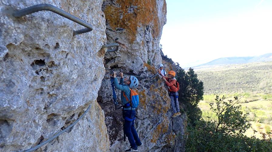La Via-ferrata des balcons de l'Orb 