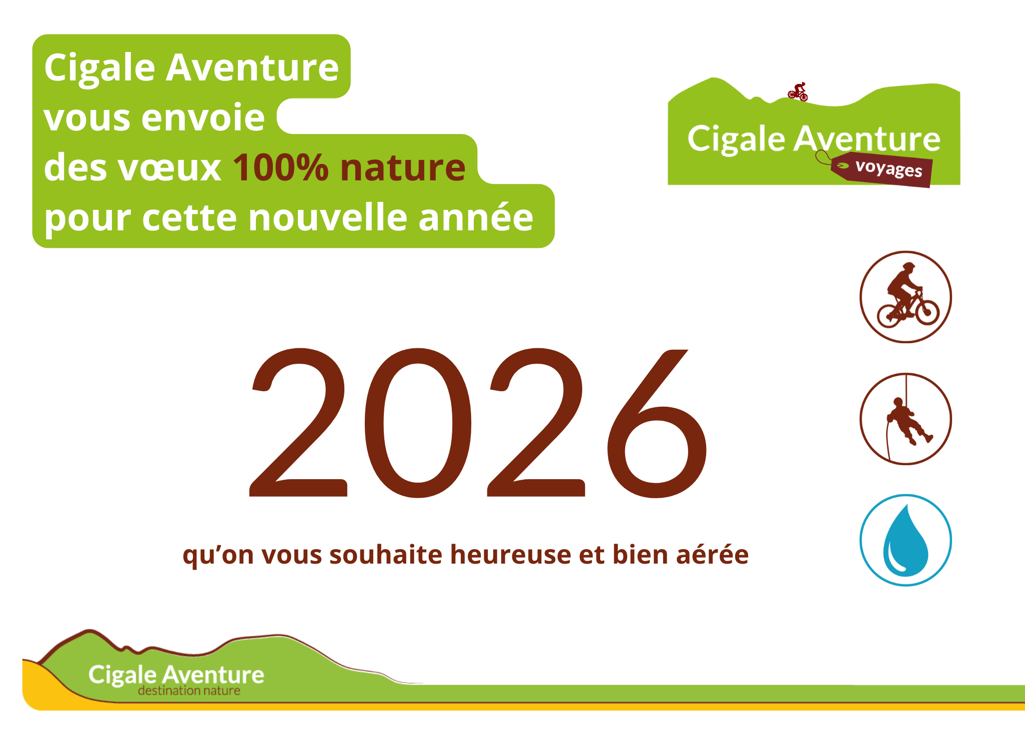 Nous vous souhaitons une bonne année 2026